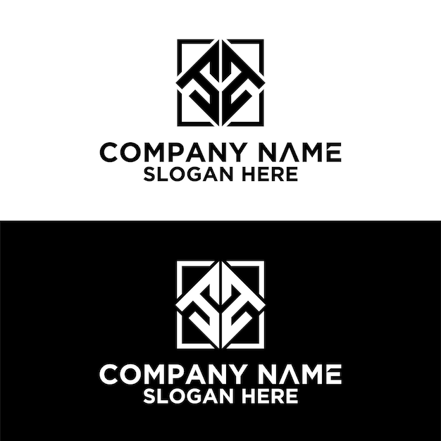 Monogram collection logo design Premium