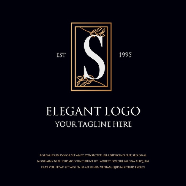 Vector monogram elegant logos