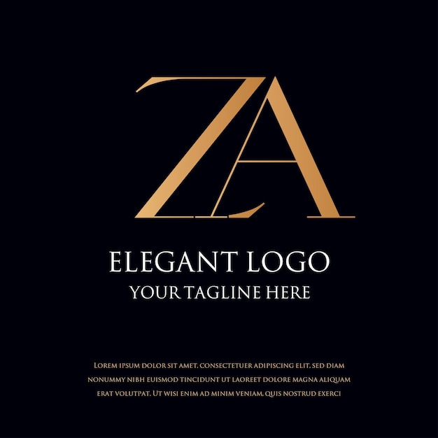 Vector monogram elegant logos