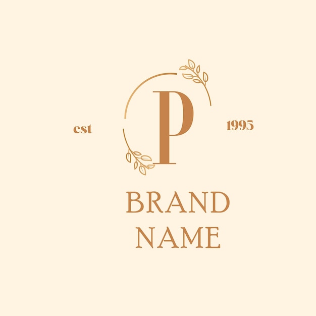 Vector monogram elegant logos