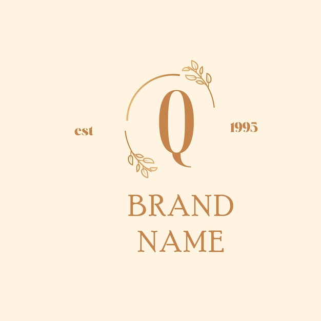 Vector monogram elegant logos