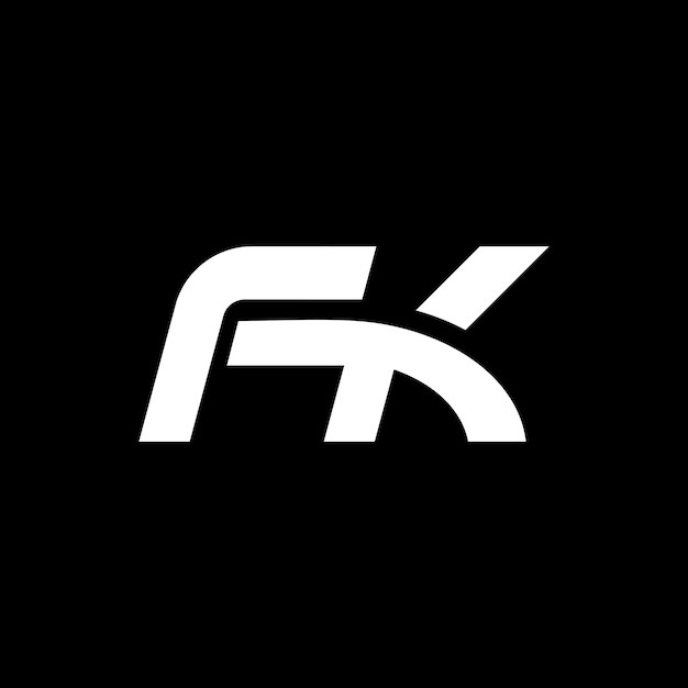 Premium Vector MONOGRAM FK LOGO premium-vector-monogram-fk-logo