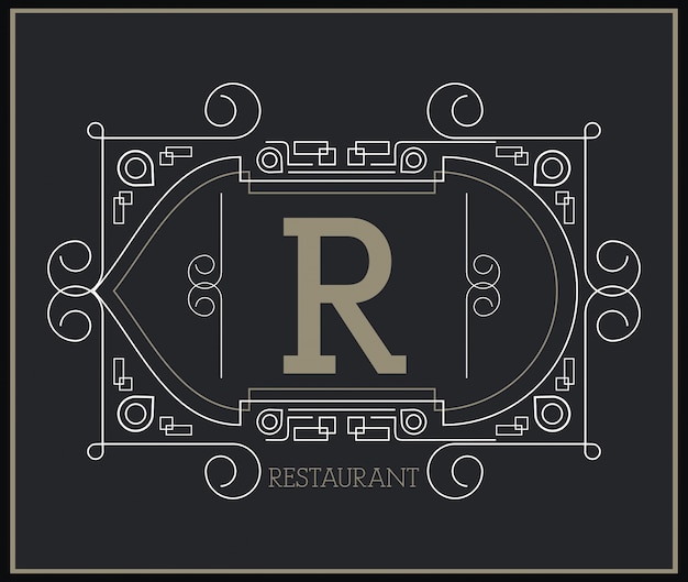 Monogram icon design