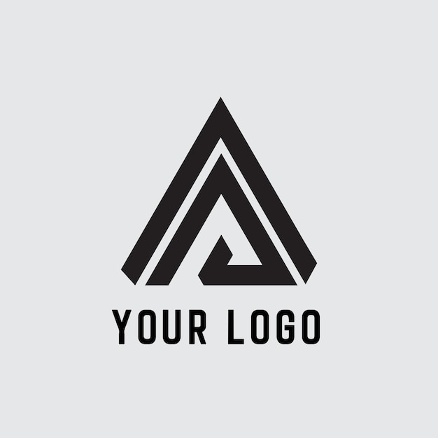 Vettore logo iniziale monogramma