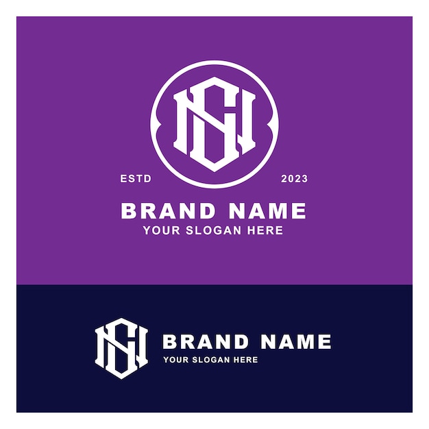 Monogram letter CN or NC with interlock style good for clothing brand, apparel, streetwear