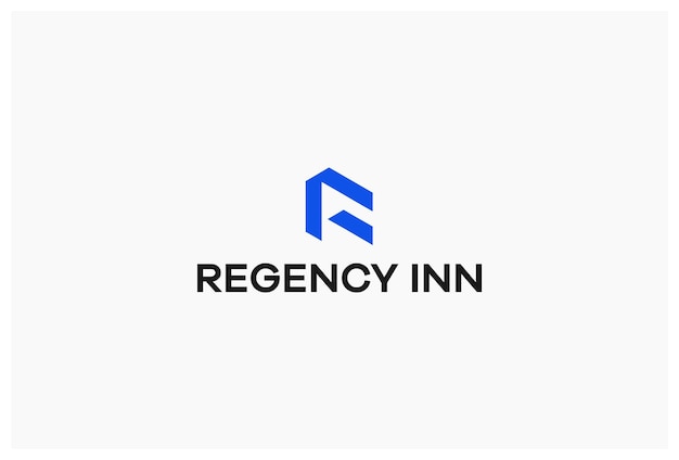 Monogram letter R en A met pijl logo ontwerp