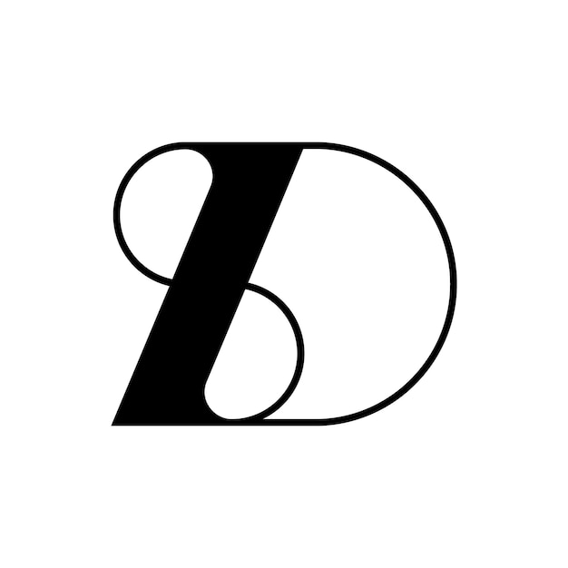 Vector monogram letter sd logo