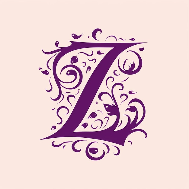 Vettore un logo vettoriale monogramma lettera z