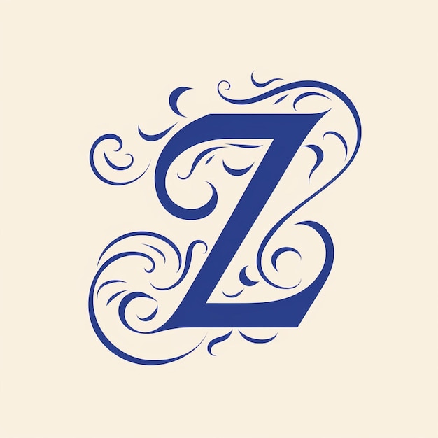 Un logo vettoriale monogramma lettera z