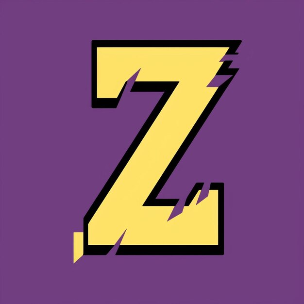 A monogram letter z vector logo