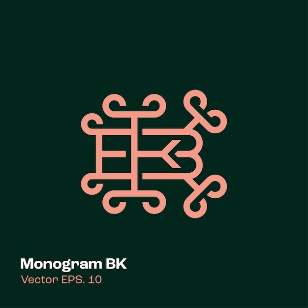 Логотип monogram bk