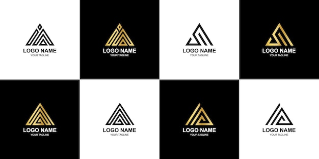 Collezioni di design del logo monogramma