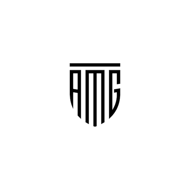 Disegno del logo monogramma lettera testo nome simbolo monocromo logotipo carattere alfabetico logo semplice