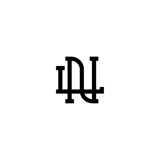 Monogram logo design letter text name symbol monochrome logotype alphabet character simple logo