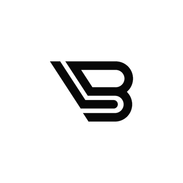 Монограмма дизайн логотипа буква текст название символ монохромный логотип алфавит символ простой логотип