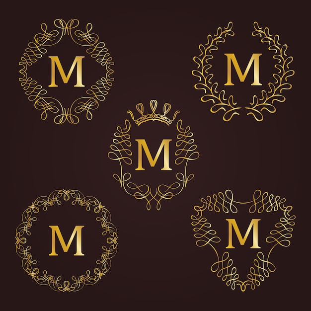 Monogram Logos Set