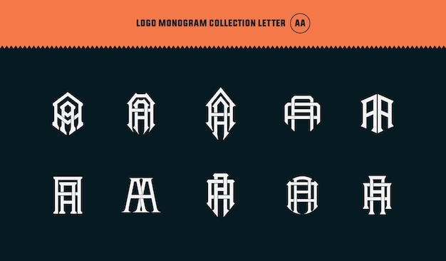 Monogram Verzamelbrief AA