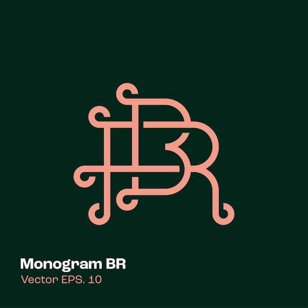 Vector monogramlogo br