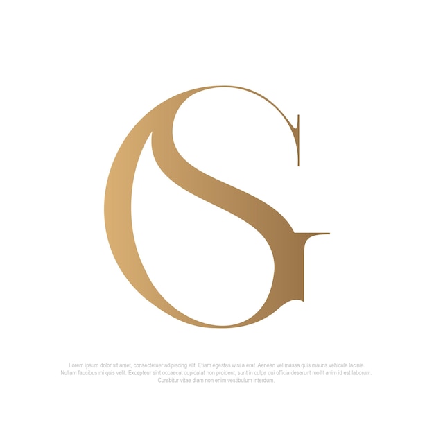 Monogrammen logo GS