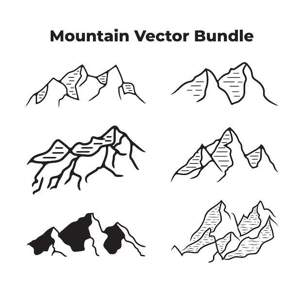 Monoline mountain vector bundle