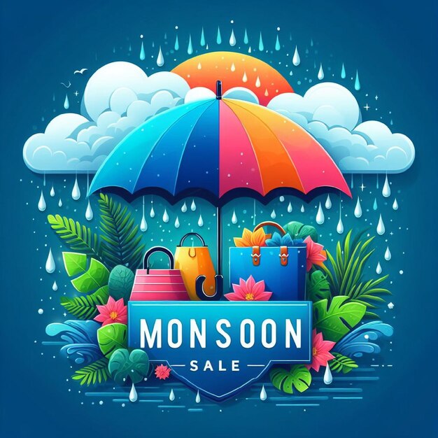 Vector monsoon sale