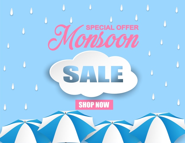 Vector monsoon season sale