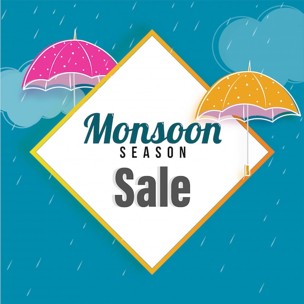 Monsoon verkoop concept