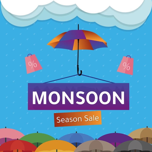 Monsoon verkoop paraplu