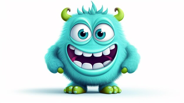 Vector monster cartoon vector on a white background