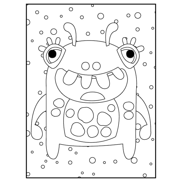 Monster Kleurplaten Voor Kinderen