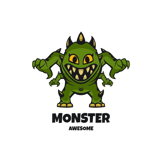 Vector monster logo