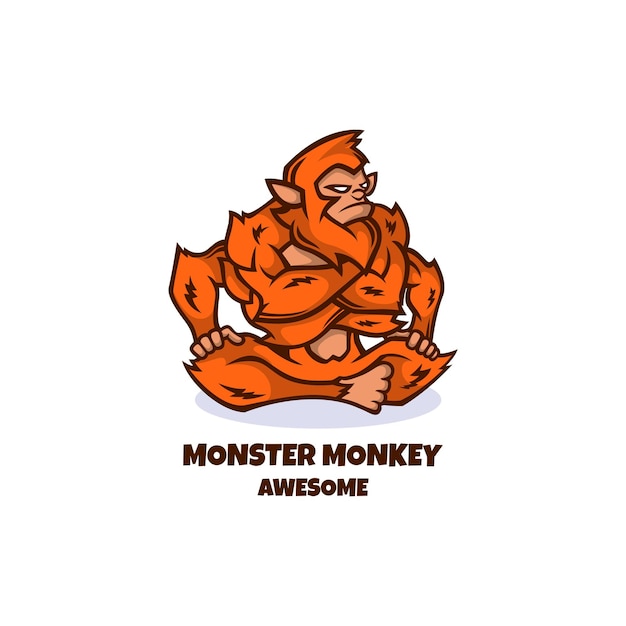 Logo della scimmia mostro