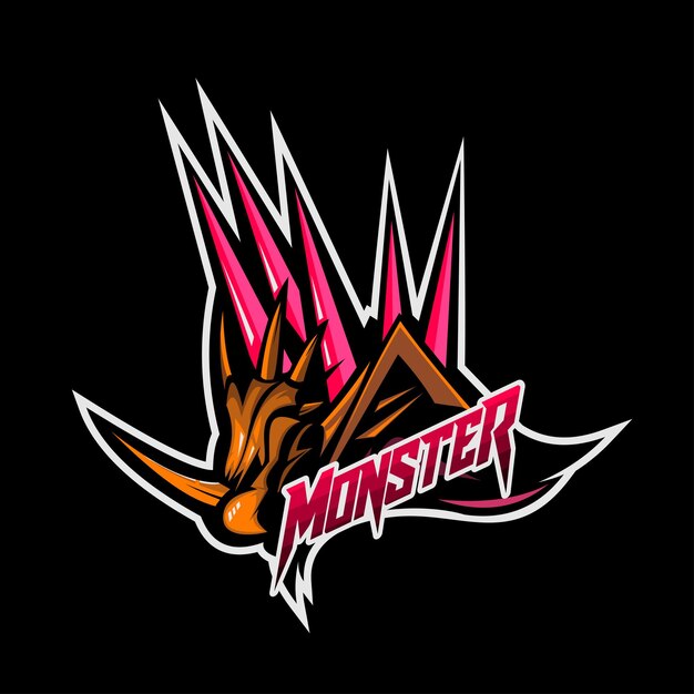 Monster rhino mascot