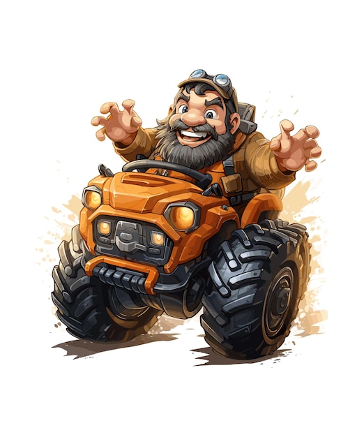 monster truck illustration