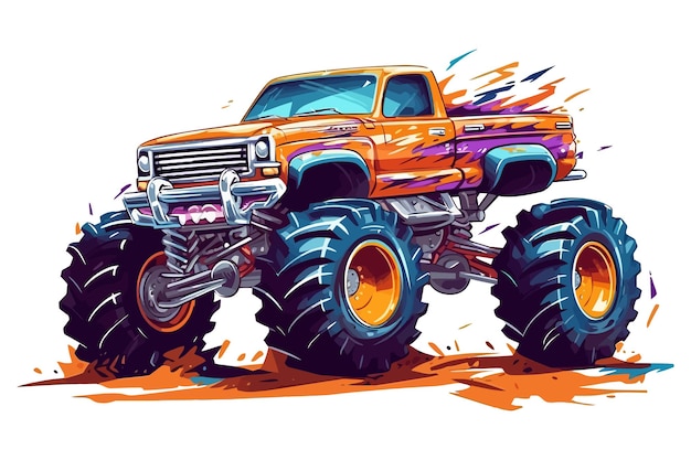 Monster Truck Cartoon Images - Free Download on Freepik