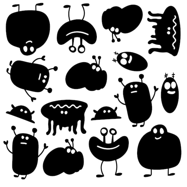 Monster vector set bundle design