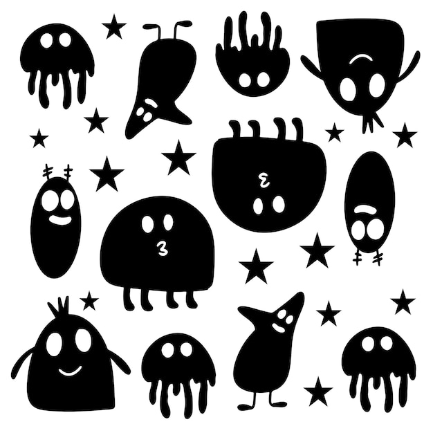 Monster vector set bundle design