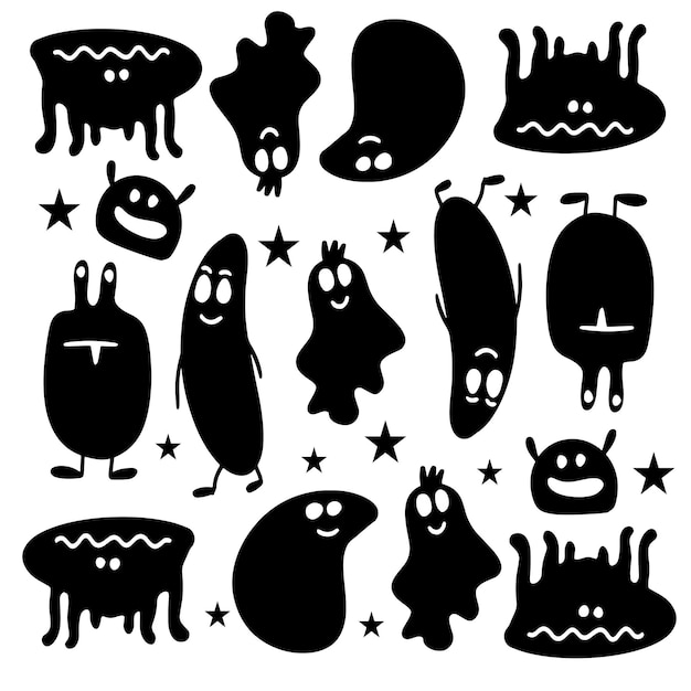 Monster vector set bundle design