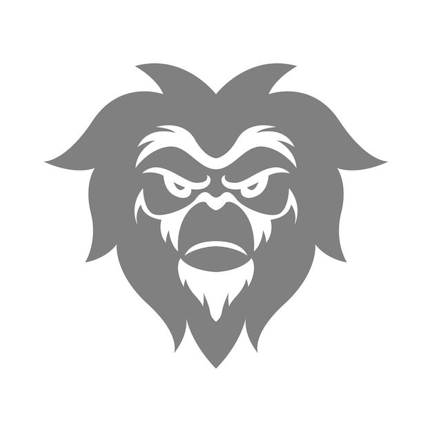 Monster Yeti logo pictogram ontwerp