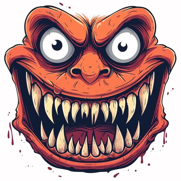 Vector monster zombie cartoon