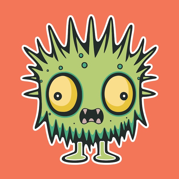 Vettore monster cartoon illustration