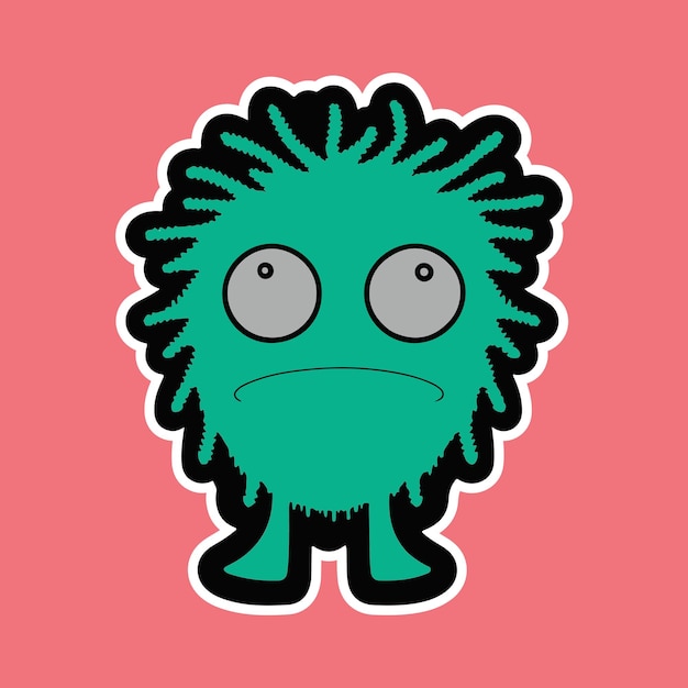 Monster cartoon illustration