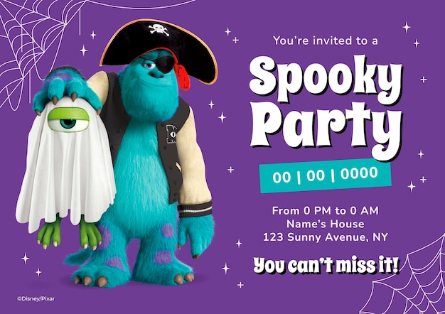 Monsters Halloween Invitation