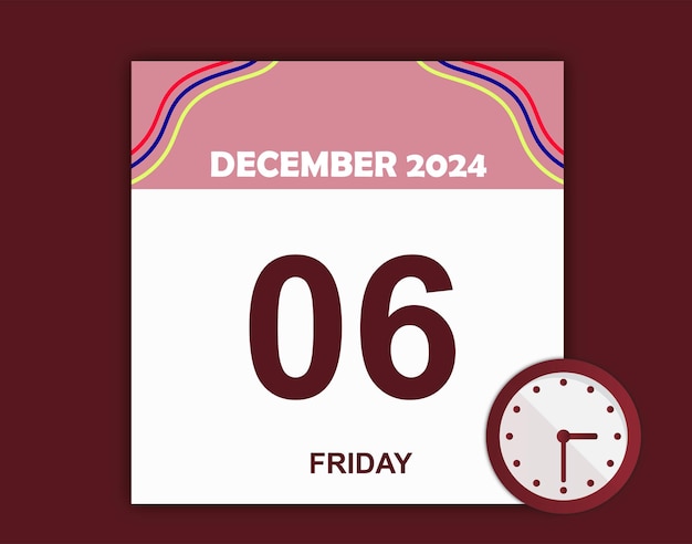 Vector monthly calendar icon 2024