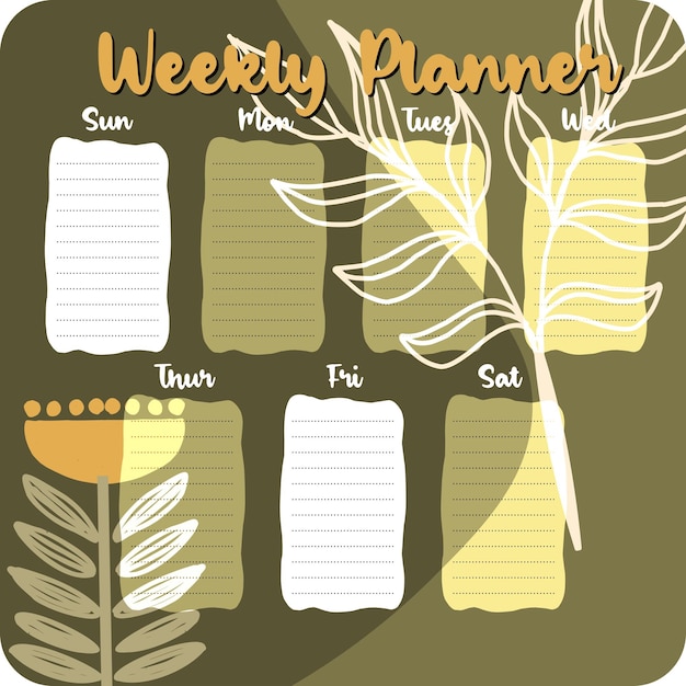 Monthly planner weekly planner habit tracker template and example Template for agenda