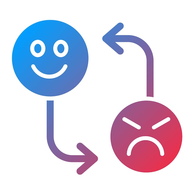 Mood Swing icon vector image Can be used for Emotional Intelligence