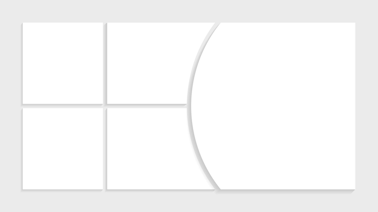 Vector moodboard template 8 photo collage grid vector mood board design photography album layout