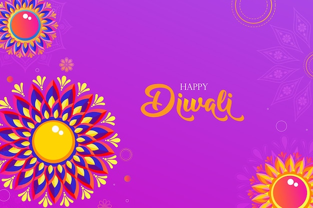 Vector mooi achtergrondontwerp voor hindoefestival diwali