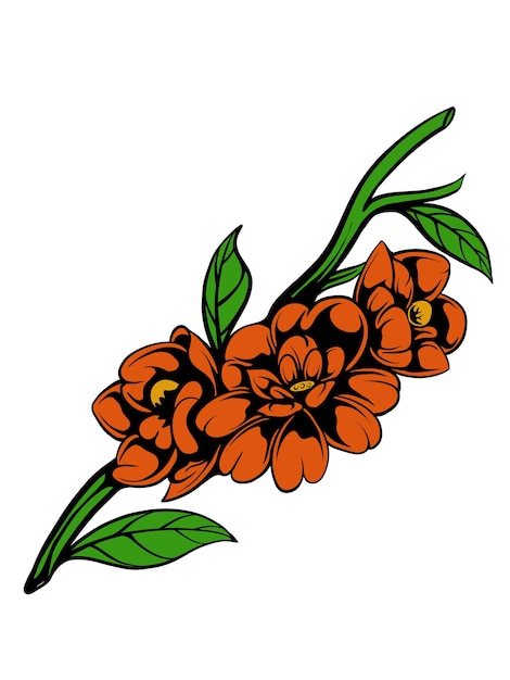 mooi bloemenontwerp voor vectorhuwelijksornament