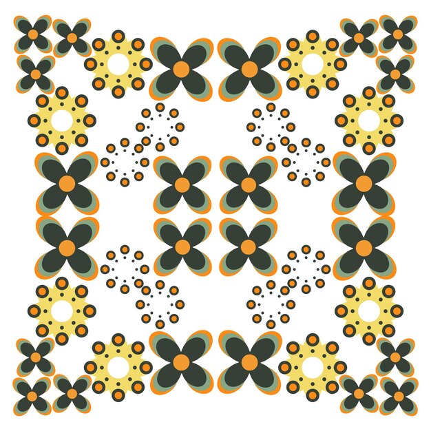 Mooi bloempatroonontwerp